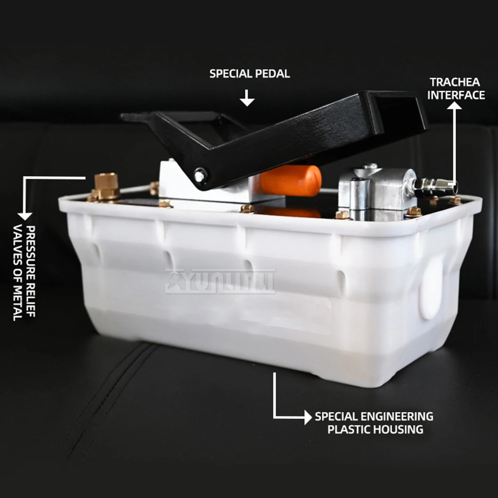 

70 МПа пневматический гидравлический ножной насос для оборудования для авторемонта, инструмент для коррекции балки, пластиковая ремонтная платформа, новинка 2023 года