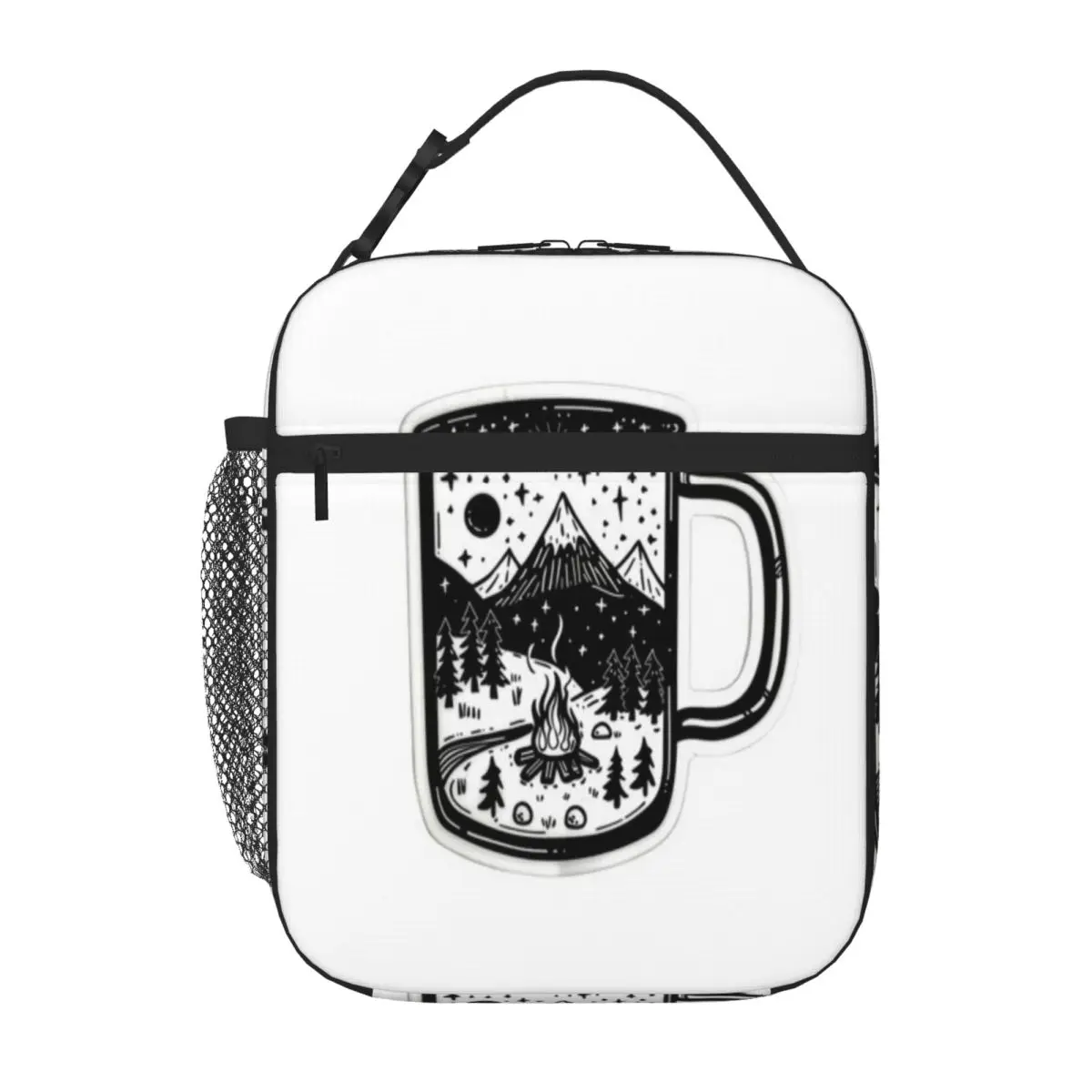 Hot Sale Outdoor Mug Sticker Workwear Lunch Handbag After School Snack Portable Lunch Bag