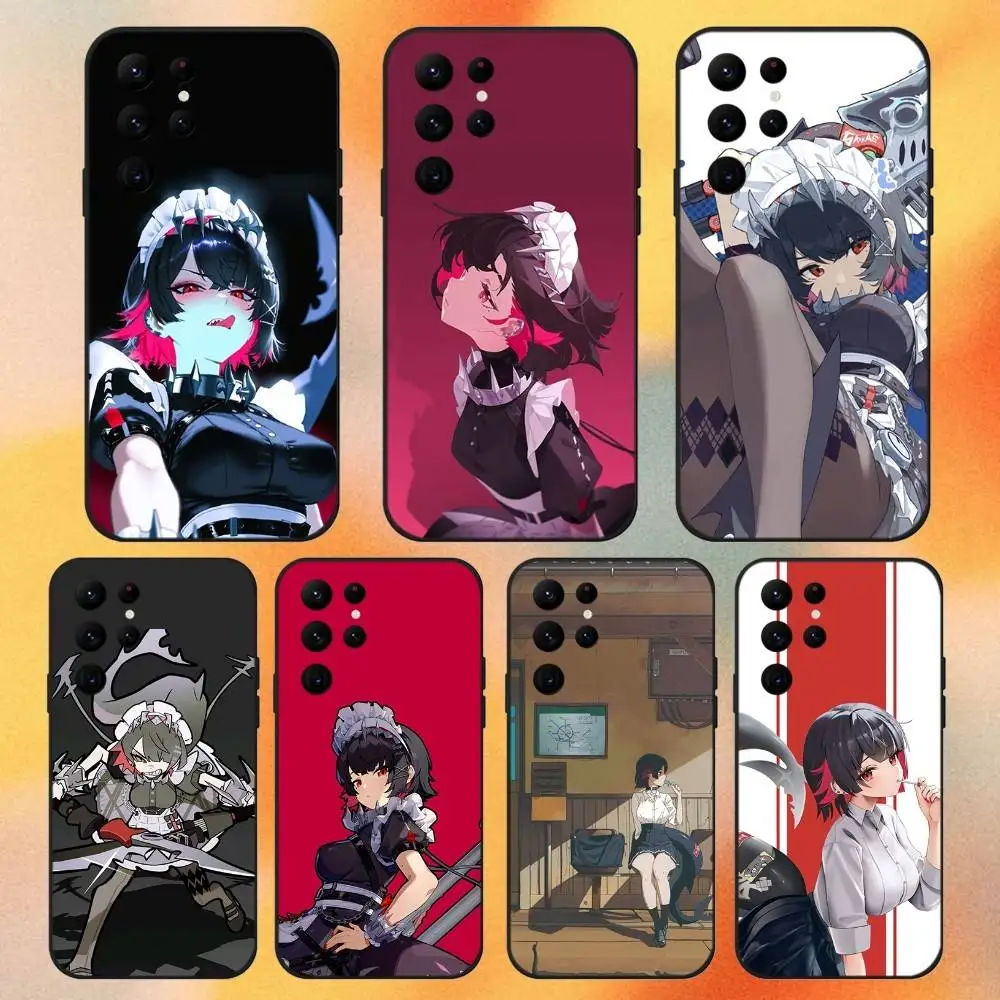 

Zenless Zone Zero Ellen Phone Case For Samsung S 25,24,23,22,30,21,10,9,Ultra,Plus,Lite,FE,4,5G Black Soft Case