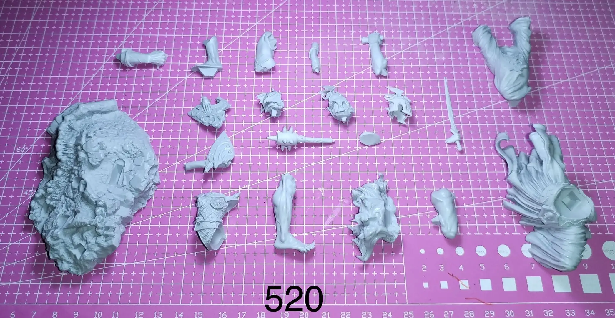 1/24  Die-cast Resin Character Model Assembling Set Magic Character Resin Assembling Model Toys Uncolored Free Shipping H2116