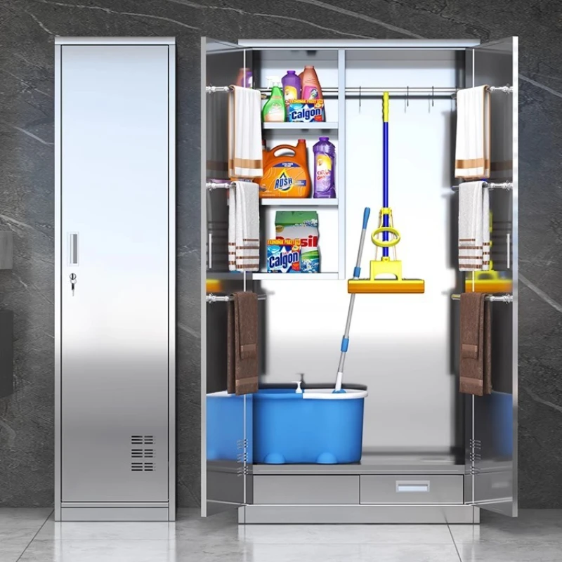 

Защитный шкаф для инструментов для чистки, швабра, метла, уличный шкаф для инструментов, бытовые популярные инструменты, упаковка Lemari Alat XYGJG