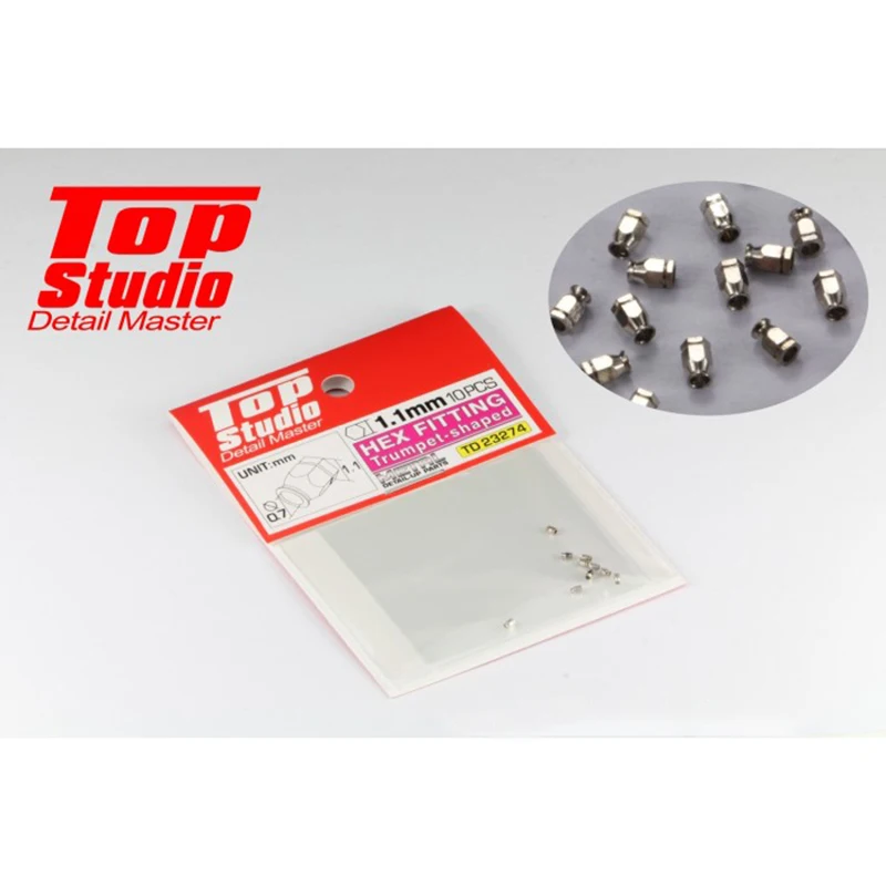 Top Studio Bell Mouth Hexagonal Joint Multiple Specifications Available TD23273-275 Modify and Assemble Model Accessories