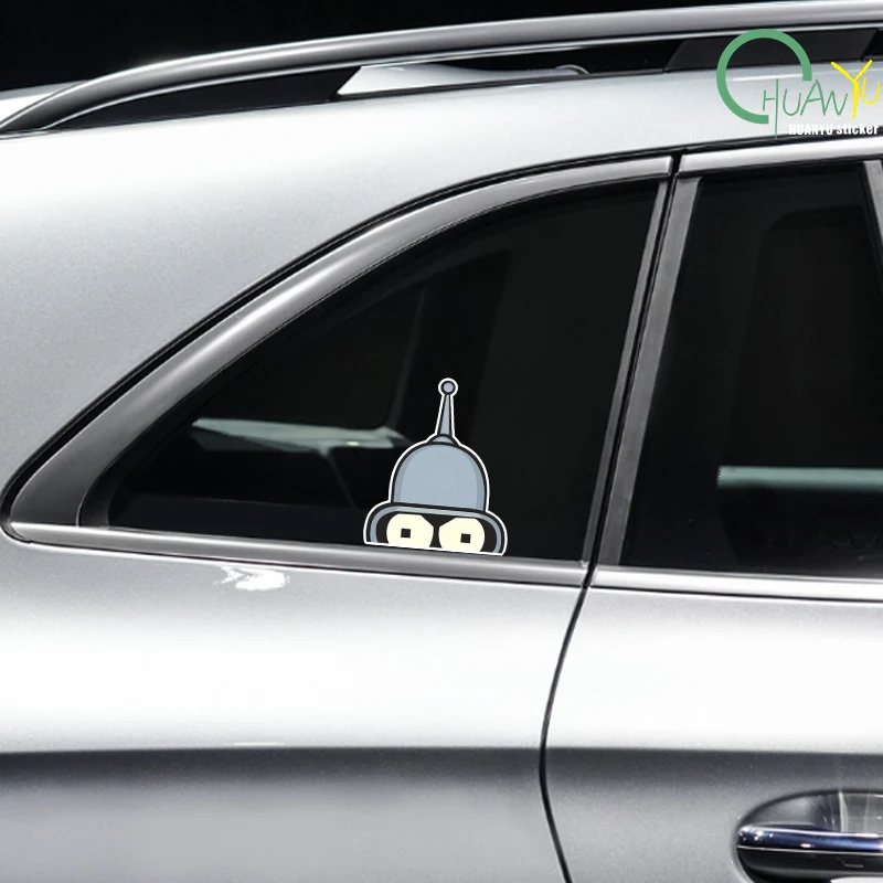 Bender-Face-Futurama\'s Sticker Cartoon Vinyl for Cars Trucks Laptops