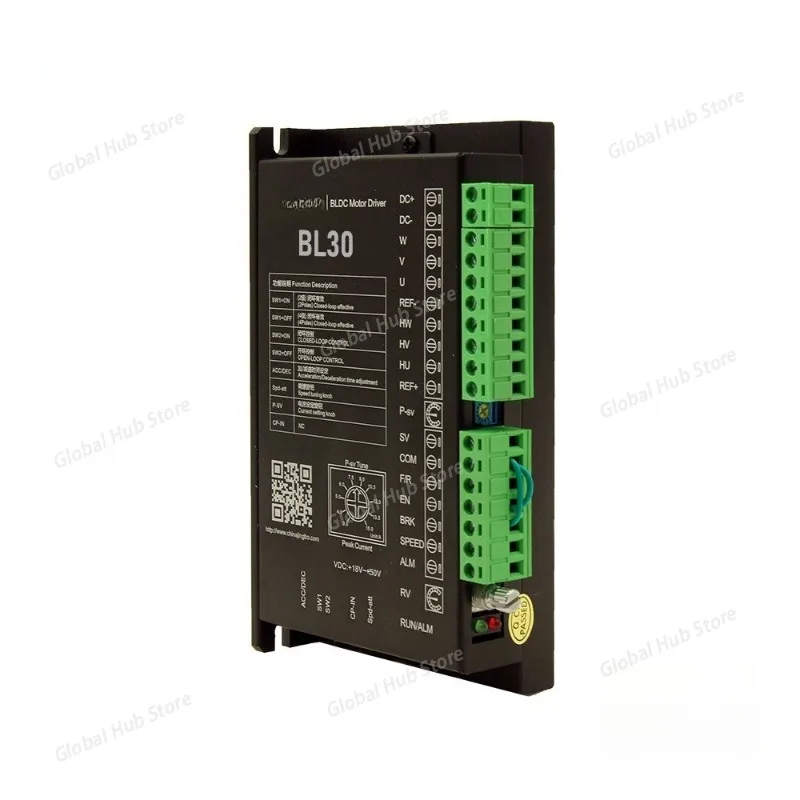 BL-300 Brushless Motor Speed Controller Module with Potentiometer 3PH 12V 24V 36V 48V BLDC Driver Adjustable Speed