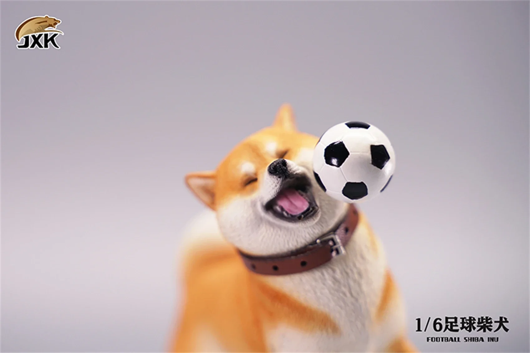 JXK 1:6 Scale Creative Shiba Inu Figure Dog Pet Healing  Cute Canidae Animal Collector Toy Resin Desktop Decoration Gift