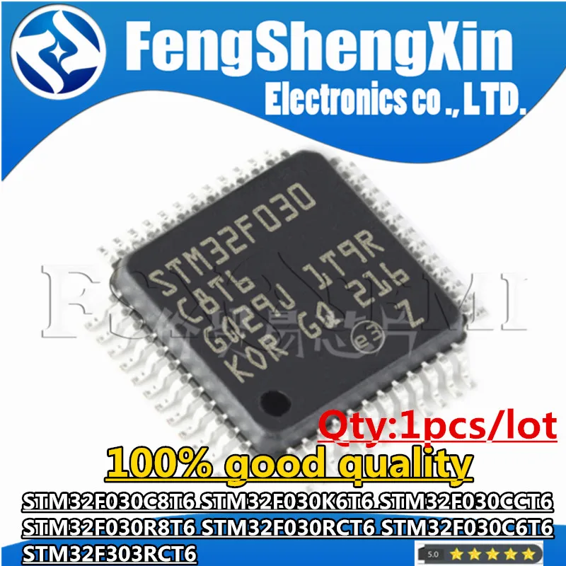 1pcs STM32F030 STM32F030C8T6 STM32F030K6T6 STM32F030CCT6 STM32F030R8T6 STM32F030RCT6 STM32F030C6T6 STM32F303RCT6 QFP Chips