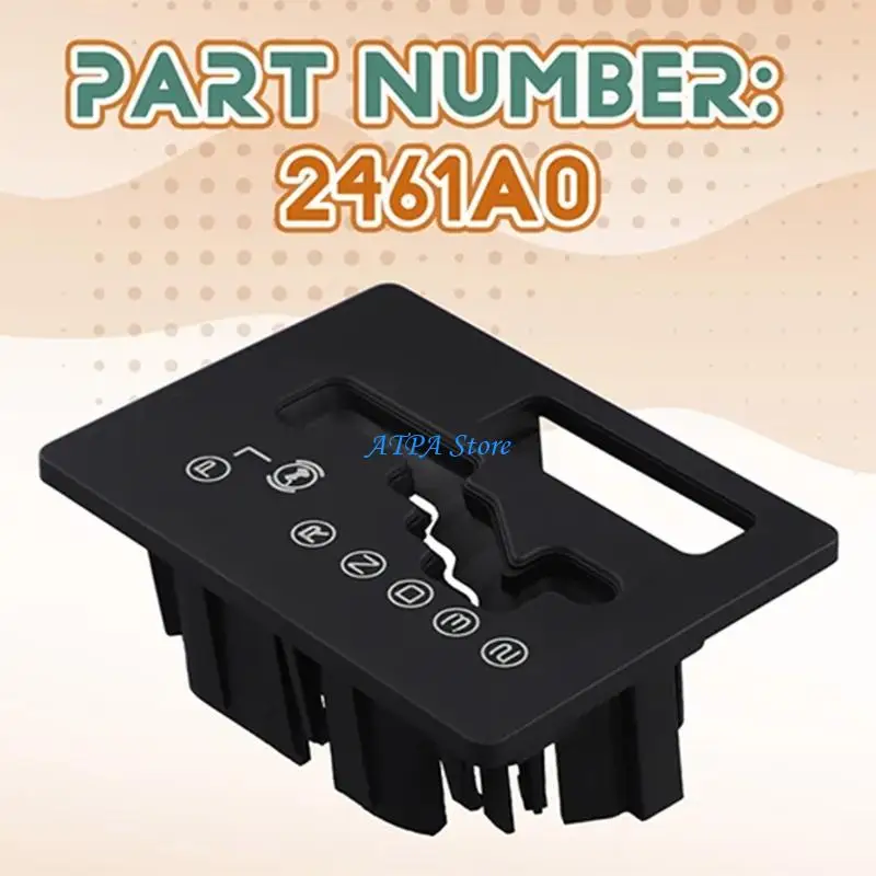 U13C UV Resistant Weather Proof Gear Selector Grille Frame Made From Premium ABS Material For 206 206CC 306 Extended Life In