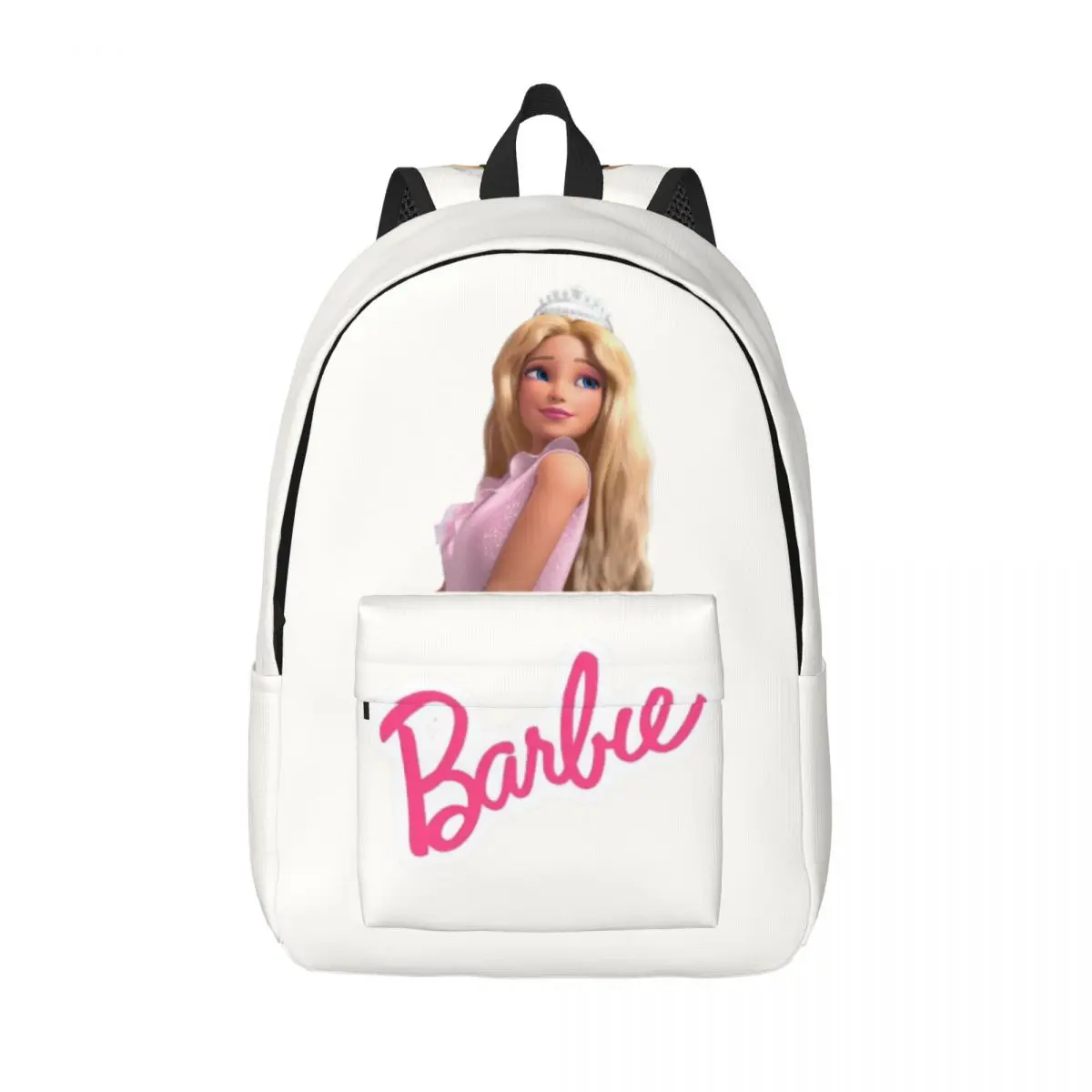 Hadiah kembali ke sekolah Barbie lucu ransel Multi kompartemen Sanrio Barbie ransel Unisex kualitas bagus untuk sekolah