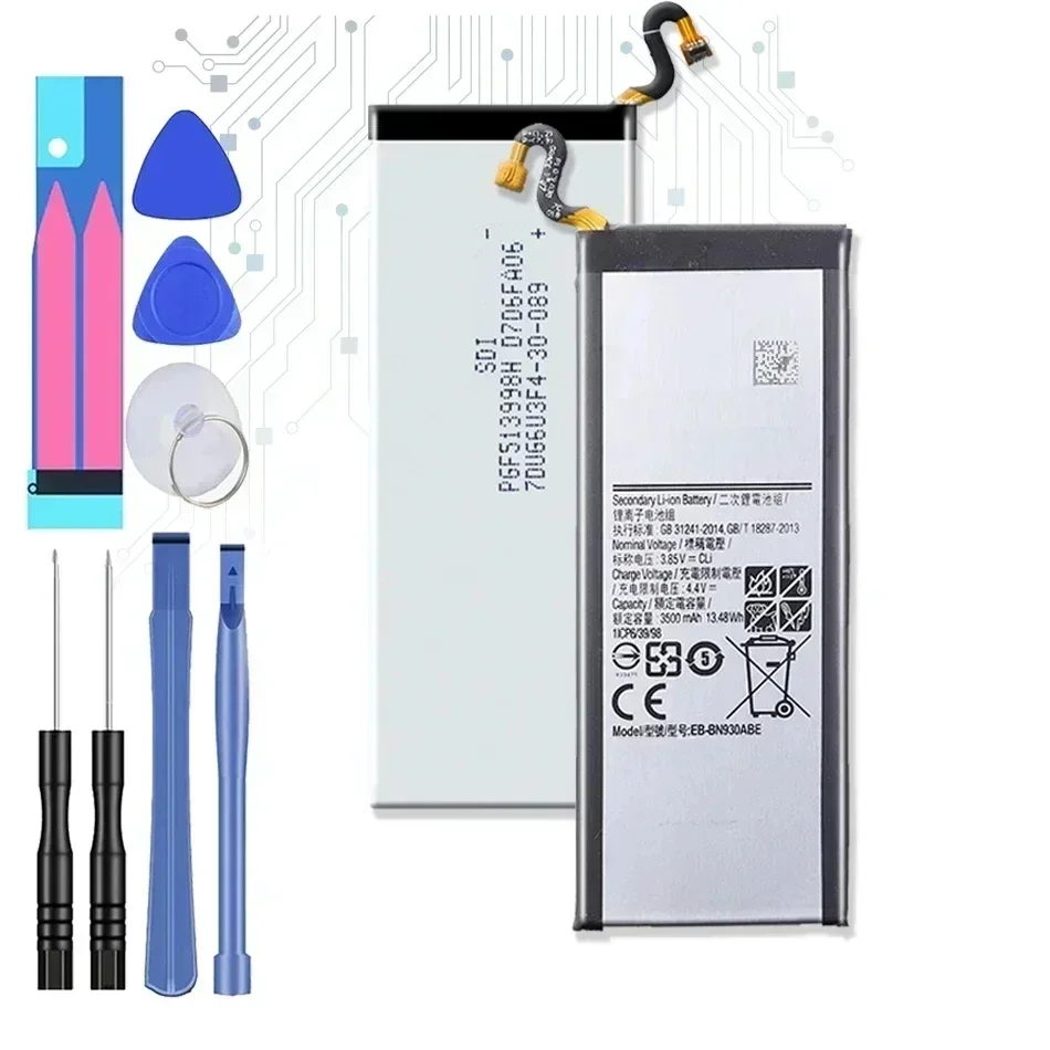 EB-BN930ABE EB-BN935ABA EB-BN935ABE 3500mAh Battery for Samsung Galaxy Note 7 Galaxy Note FE N935 +Tools Kits Mobile Phone