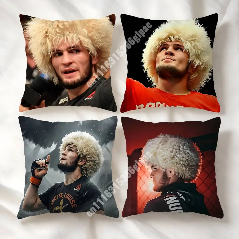 K-Khabib Nurmagomedov The Eagle Boxer Printed Pillow Cover Sofa Couch Student Apartment Homestay Leisure Area