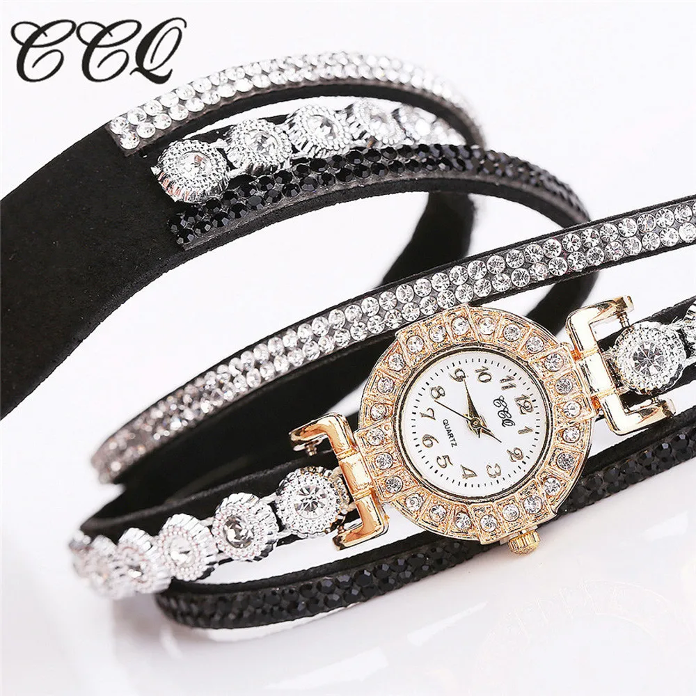 Women Fashion Casual Analog Quartz Women Rhinestone Watch Bracelet Watch Ladies Watch accessories for women reloj kol saati