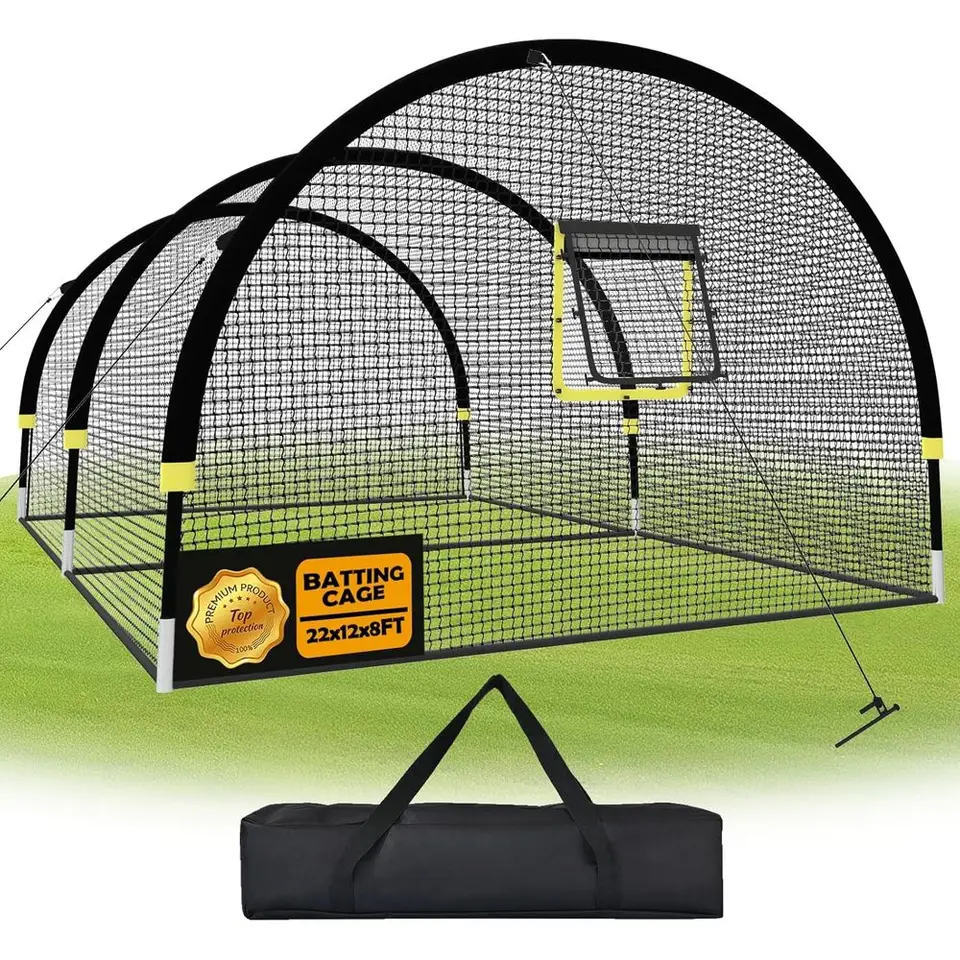 Portable Baseball Batting Cage for Backyard Practice