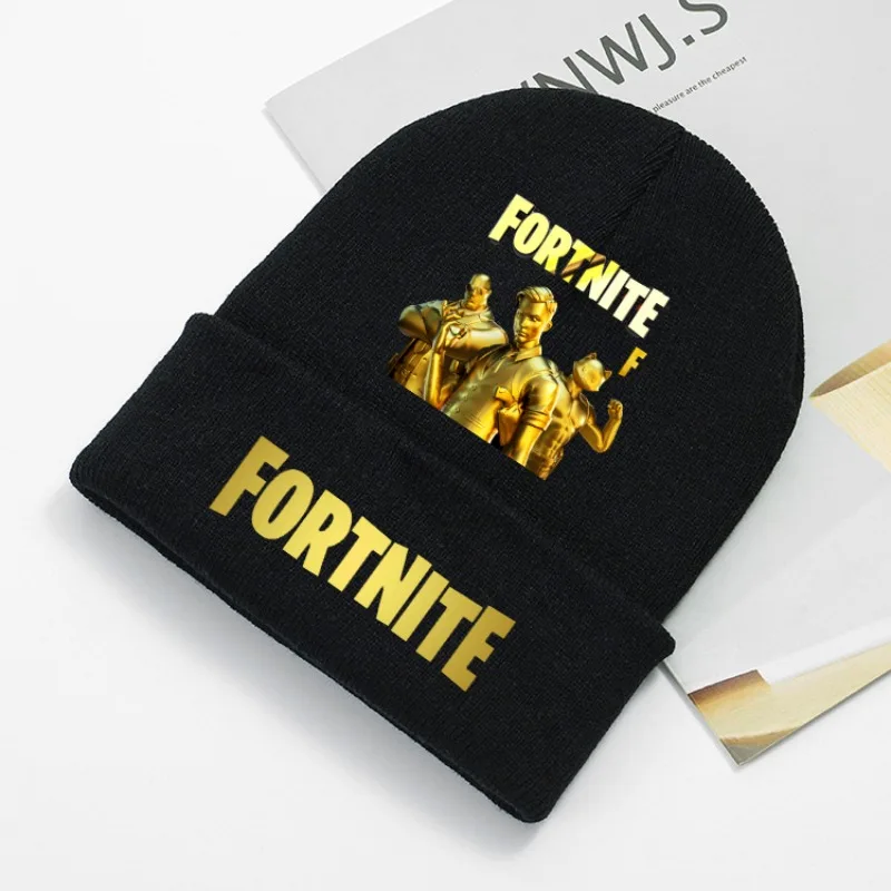 Детские вязаные шапки серии Fortnites, сохраняющие тепло, горячая игра, эластичные шапки с принтом, осенне-зимняя шапка, мягкие удобные подарки Детские вязаные шапки серии Fortnites, сохраняющие тепло, горячая игра, эластичные шапки с принтом, осенне-зимняя шапка, мягкие удобные подарки