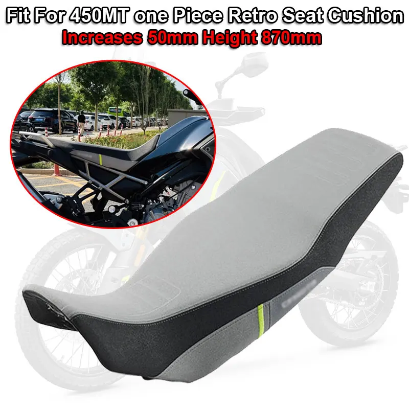 2024 450 MT Motorcycle Accessories Front Driver Rear Passenger Seat Cover Fit For CFMOTO 450MT 450mt 2023 one Piece Seat Cushion