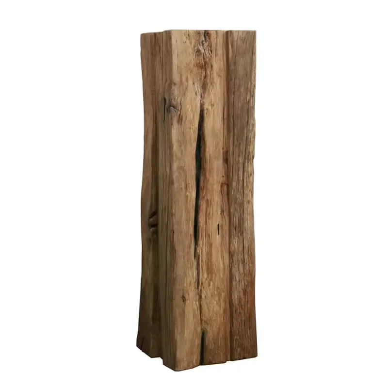 for Rustic Solid Reclaimed Oak Flower Rack Plant Stand Holder Indoor Decorative Home Decoration High Quality Hot Selling