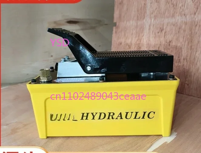 Air Hydraulic Pump Air Actuated Foot Pump 10000PSI Frame Machine Pump for Auto Body Frame Machines and Pulling Post 1.6L