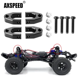 AXSPEED TRX4M in lega di alluminio anteriore posteriore rialzato Shock Towers Mount per TRX-4M Bronco Defender 1/18 RC modello di auto parti di aggiornamento