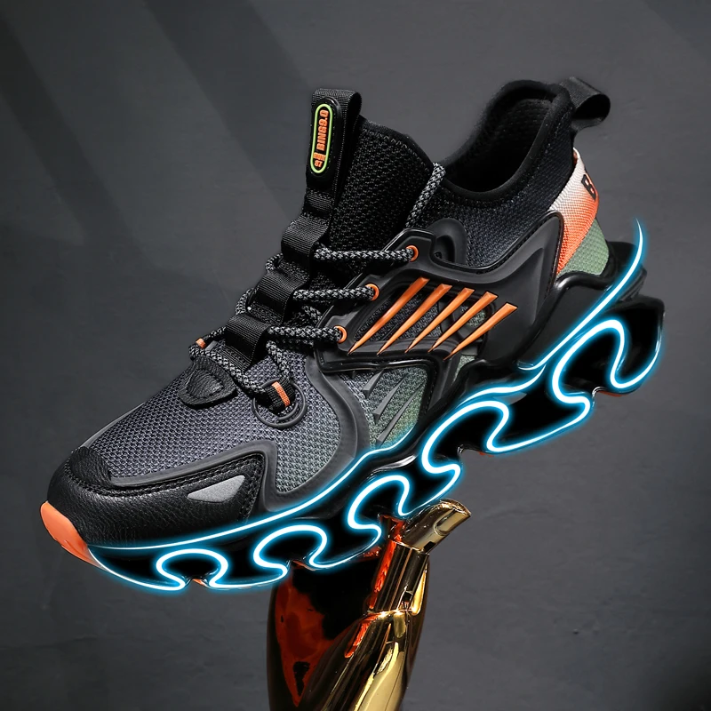 

Men's shoes 2025 new spring and autumn sports shoes, durable and lightweight running shoes, breathable for teenagers, middle sch