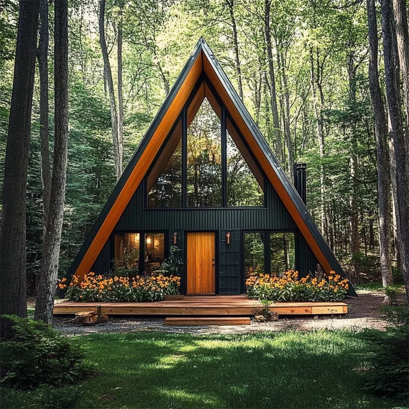 مقاوم للماء ضوء الصلب الجاهزة منزل وحدات إطار الصلب العربة بطارية مثلث عدة المنازل #1