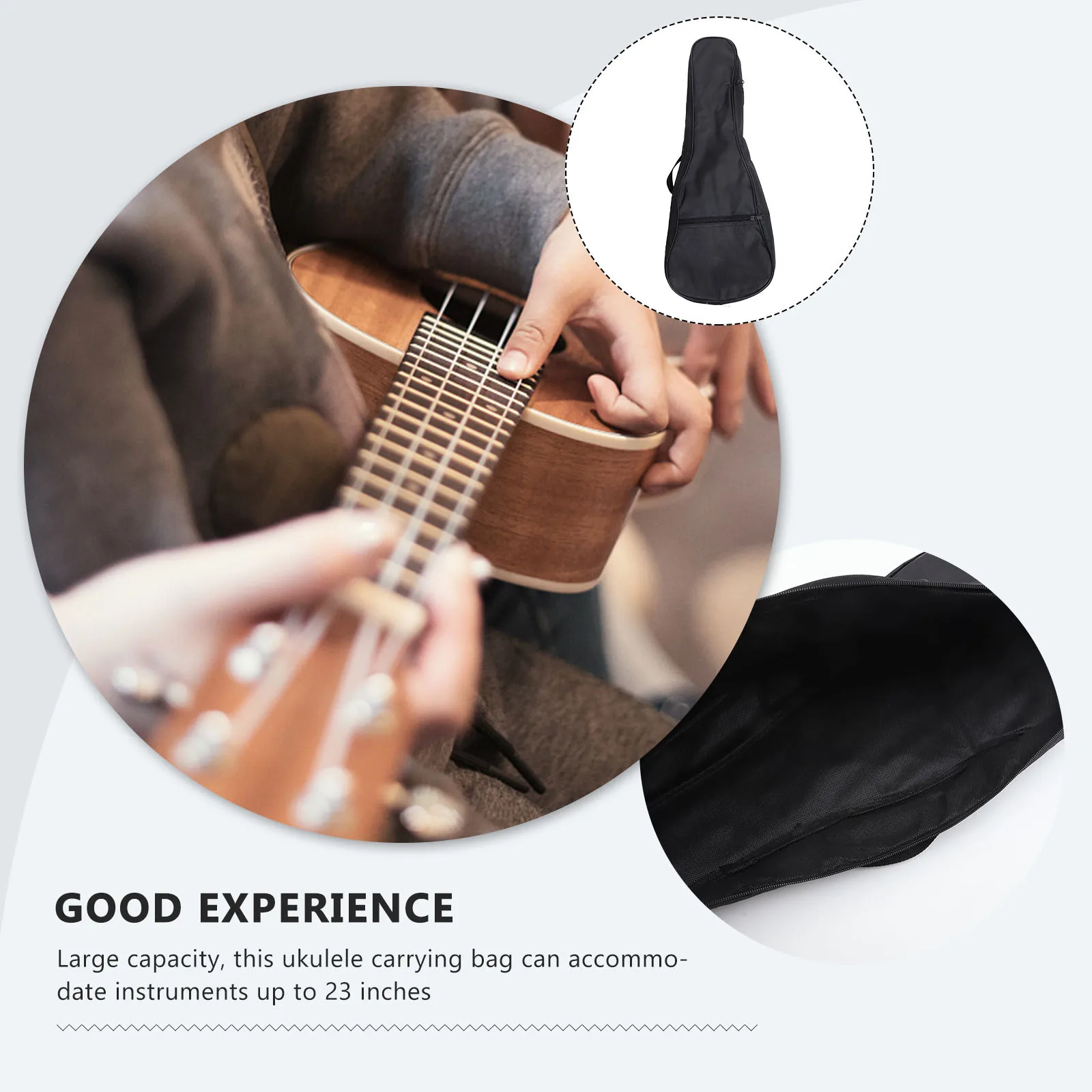

Thickened Padded Ukulele Bag 23 Inch Lightweight Portable Case For Guitar Mandolin Instrument Storage Pouch