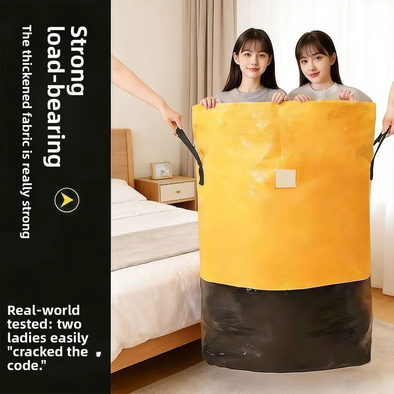 Large Capacity Waterproof Thickened Wear-Resistant Woven Moving Storage Bag, Logistics Express Luggage Packing Bag