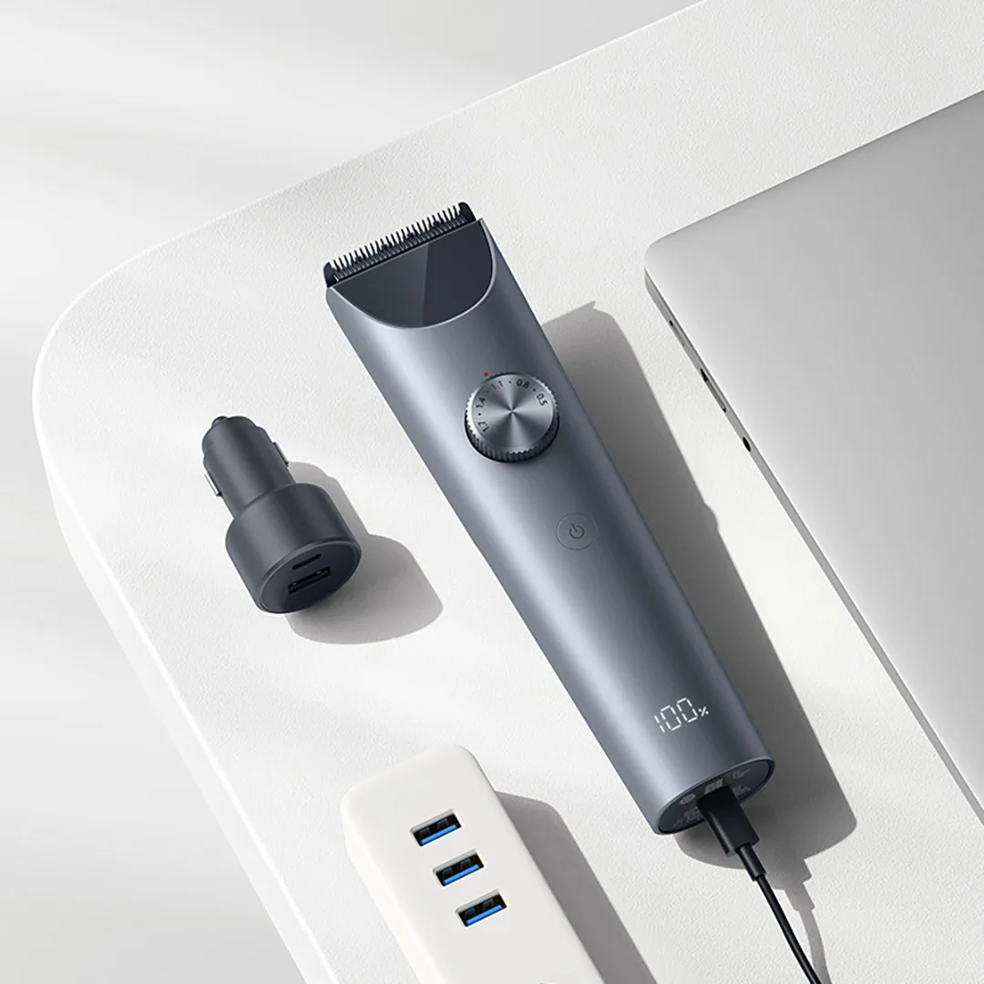 Newest  Mijia Hair Clipper 2 MJGHHC2LF Digital Display 180 Min Long Battery Life USB Type-c Socket Car Charging IPX7 Waterproof