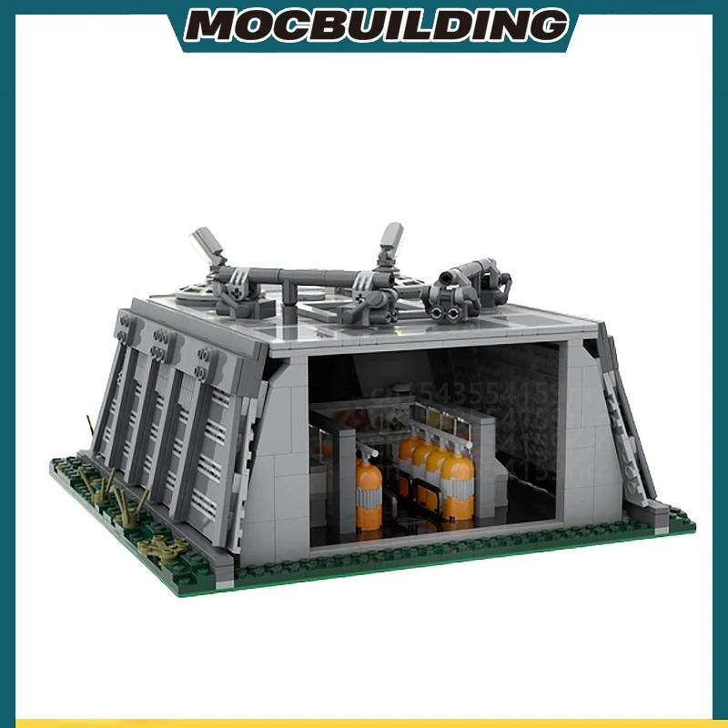 

Base Fortress Bunker On Endor MOC Building Block Technology Bricks DIY Assembly Model Collection Display Toys Xmas Gifts 1188PCS