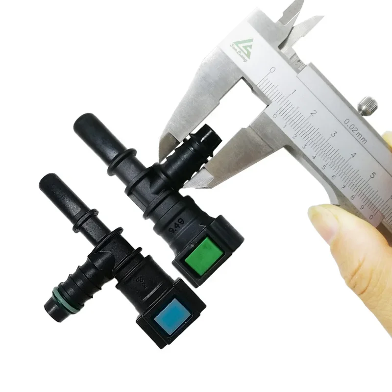 7,89mm 7,89 ID8 ID9 9,49mm T-Verbinder Kraftstoffleitung Schnellverschlussverbinder Zwei Stücke Ein Set Verbinden 8mm Innendurchmesser 2 Stück Ein Set – Detail 2