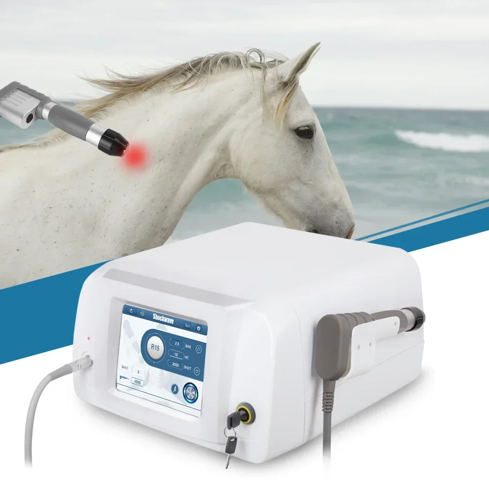 Portable High-Energy Extracorporeal Physical Shock Wave Therapy Equipment For Horses