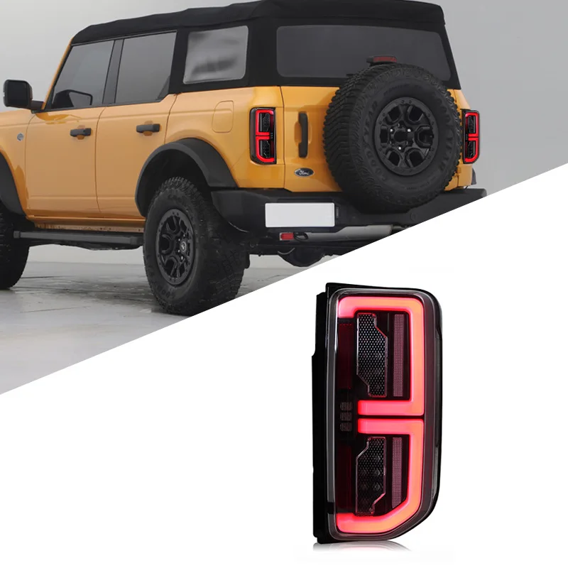 

Suitable for Ford 20-23 Bronco tail light assembly modified LED running lights, brake lights, turn signals