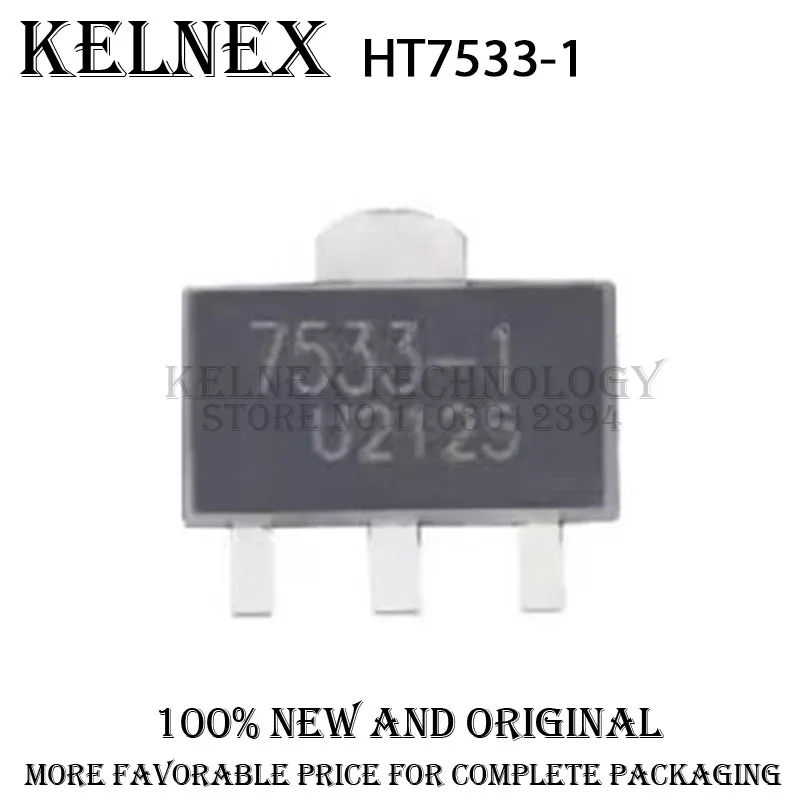 20pcs HT7533-1 SOT-89-3 TO-92-3 SOT-23-5 Linear Voltage Regulator (LDO) 3.3V