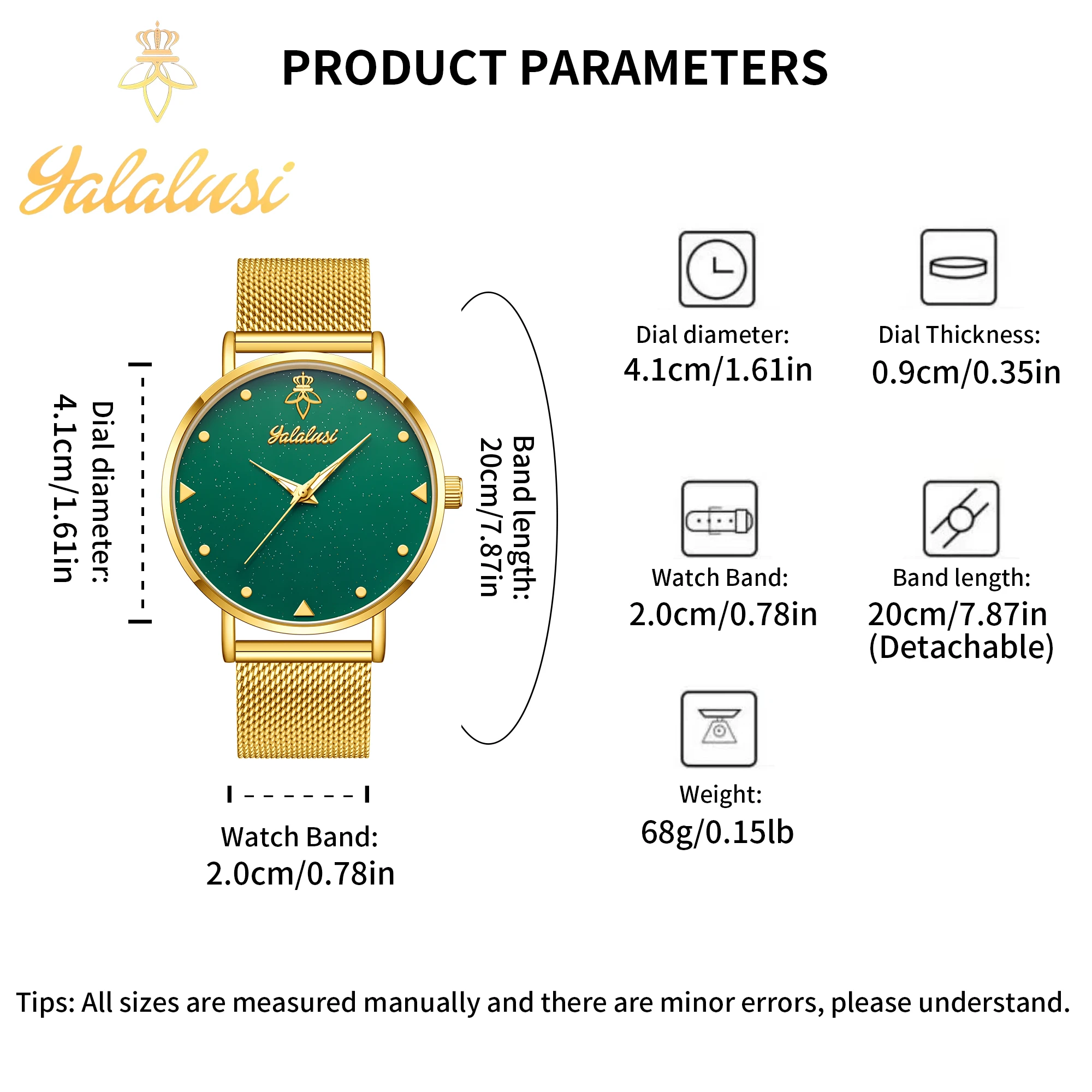 ساعة كوارتز رجالية كاجوال من YaLaLuSi بتصميم بسيط من الفولاذ المقاوم للصدأ تتضمن صندوق ساعة وتغليف هدية للرجال #4