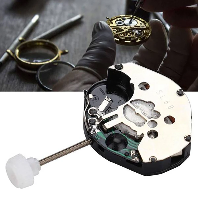 3Pcs SL68 Quartz Watch Movement Clock Accessories DIY Watch Repairing Replacing Hand Making Clock Accessories