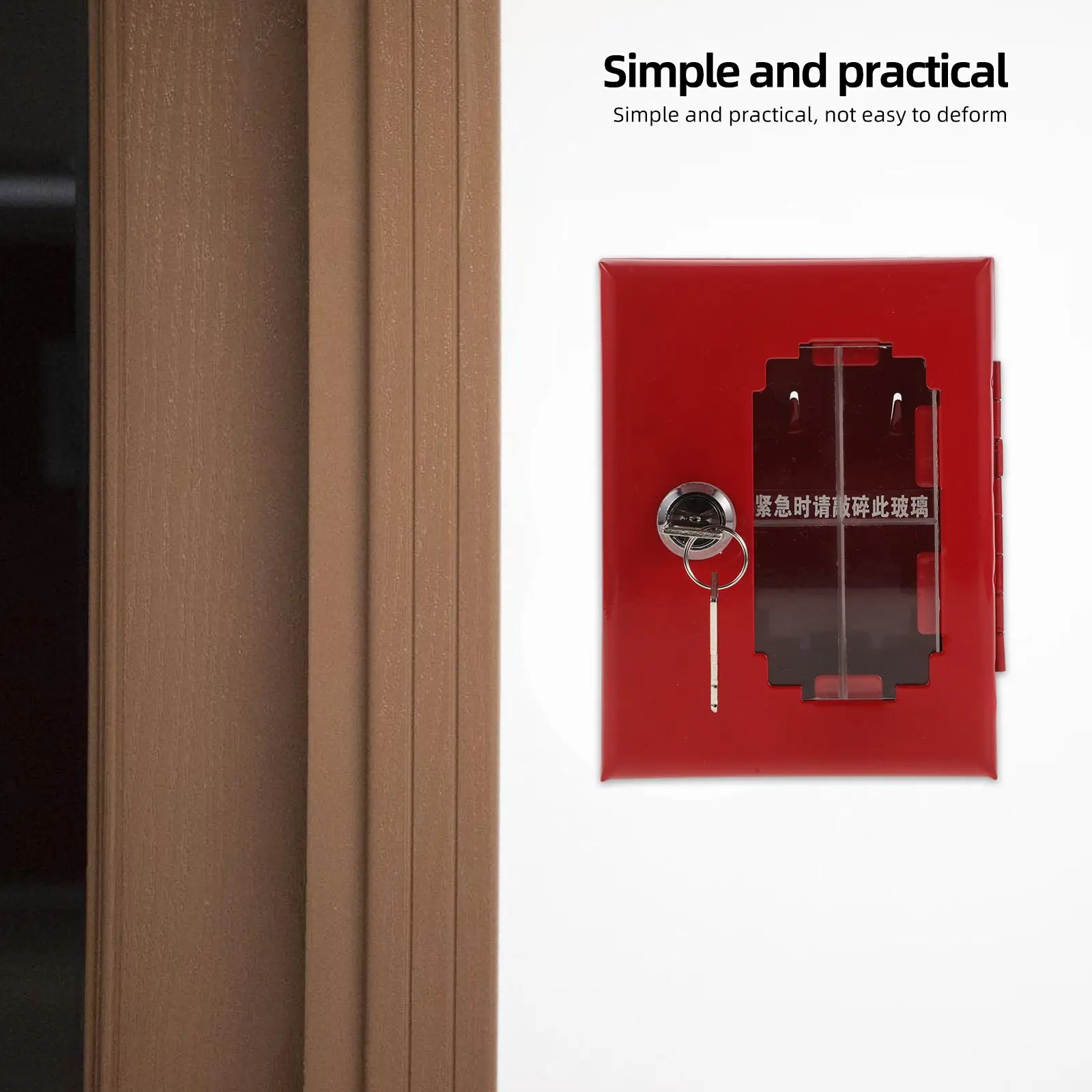 Fire Key Box Lock Boxes for Keys Emergency Door Locker Other Display Items Holder