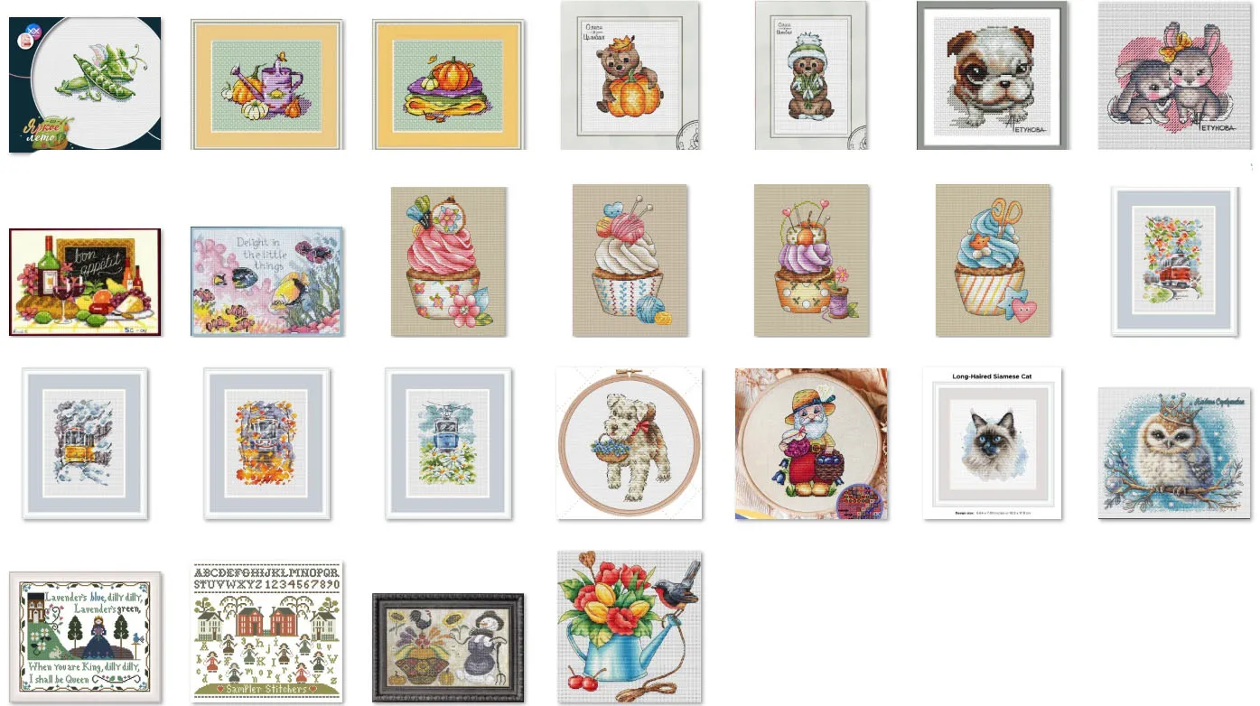 Top Quality Lovely Counted Cross Stitch Kit Cross Stitch Set Cotton  Embroidery Kits -  Farmer Snowman 37-28