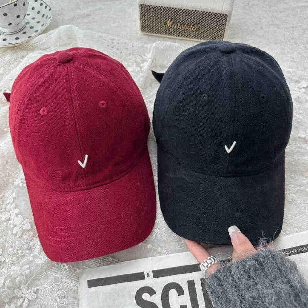 

Новая бейсболка с вышивкой, ретро-стиль, хлопок, солнцезащитная, с широкими полями, кепка-«утка», для активного отдыха