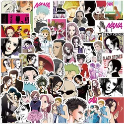 50Pcs Anime NANA Stickers Anime Decals Cartoon Decoration Suitcase Laptop Phone Stationery Manga Sticker