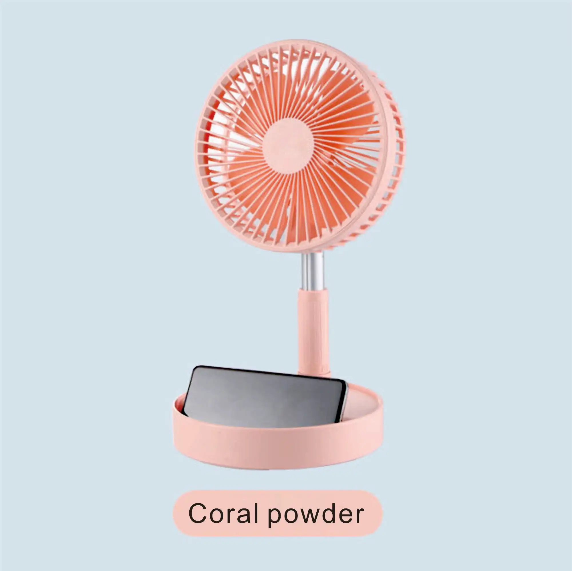 Ventilateur de charge pliable portable 7200 mAh petit ventilateur télécommande ventilateur de bureau ventilateur à base verticale adapté aux voyages de camping en intérieur