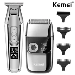 Kemei KM-5027 Original Cordless Electric Hair Clipper Rechargeable Hair Trimmer KM-2028 Shaver For Men USB Charging Razor