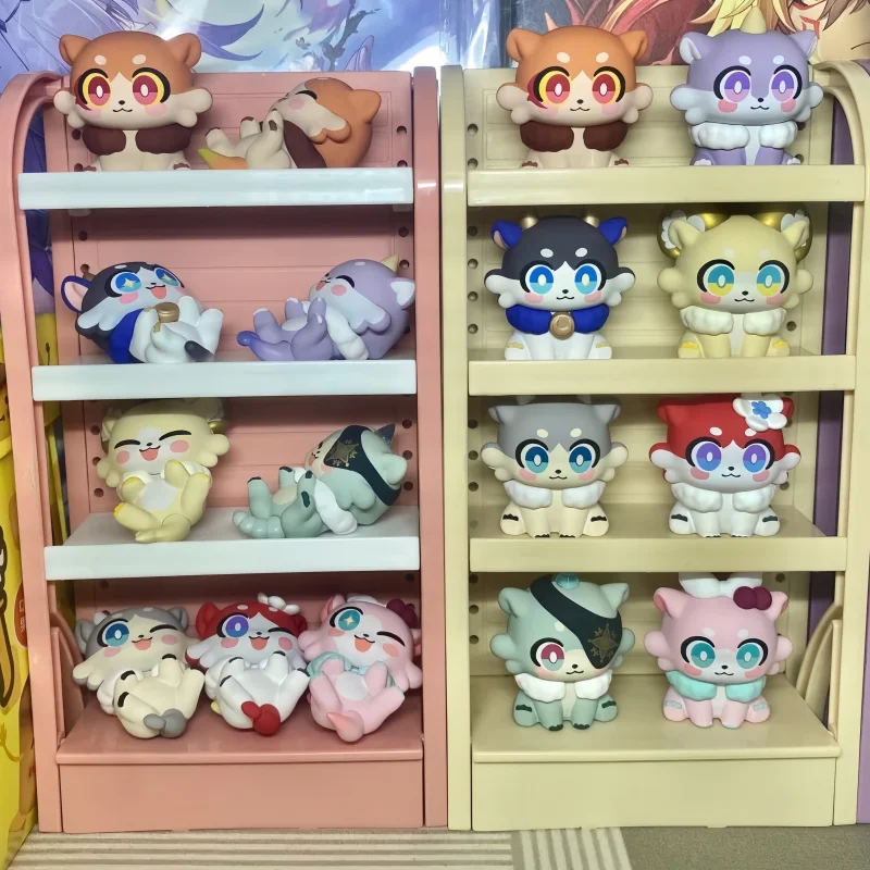 재고 있음 오리지널 혼카이: 스타 레일 아우우 아우우 시리즈 치메라 귀여운 미니 블라인드 백 고품질 장식 서프라이즈 선물 장난감