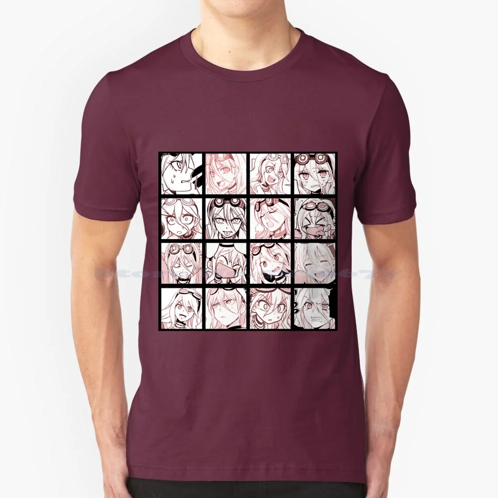 Miu Manga Collection ( Colored ) T Shirt 100% Cotton Tee Miu Iruma Danganronpa V3 Killing Harmony Manga