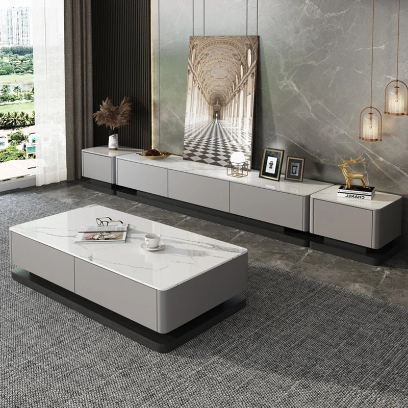 

Vintage Tv Stand Floor Cabinet Rattan Furniture Portable Wooden Cheap Simple Room Rack Luxury Standards Complete Tv Meubel Table