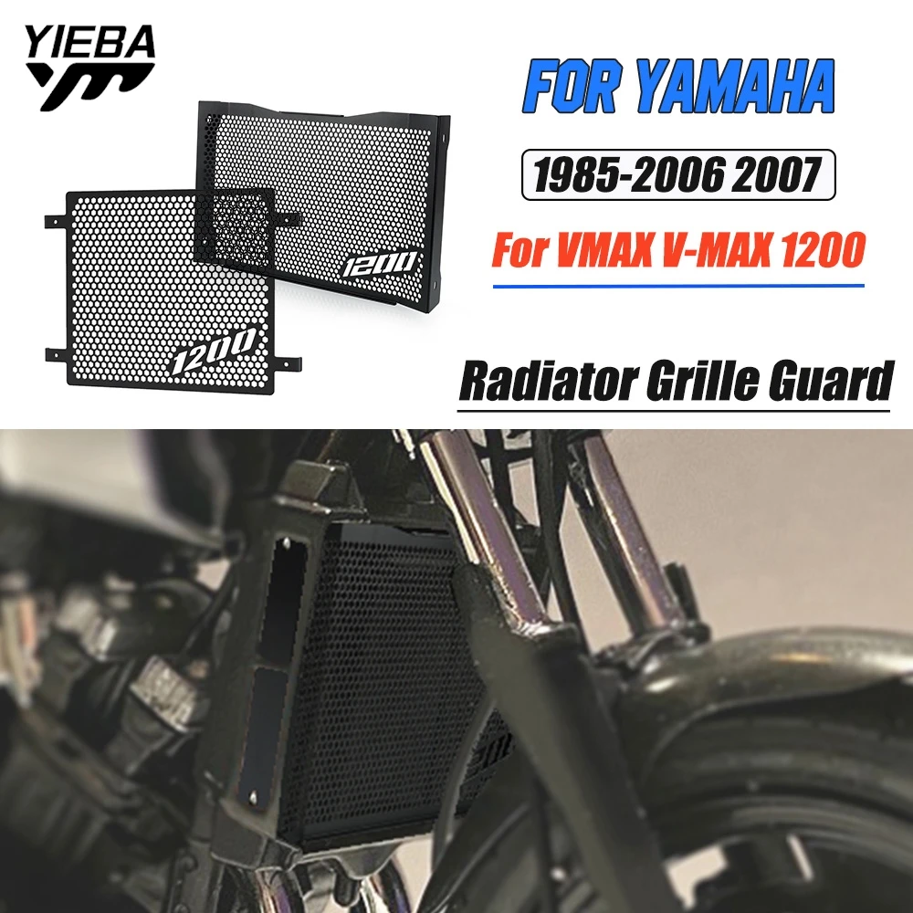 

FOR YAMAHA VMAX V-MAX 1200 1985-1988 1990 1991 1992 1993 1994 -2007 Motorcycle Radiator Grille Cover Water Tank Guard Protector