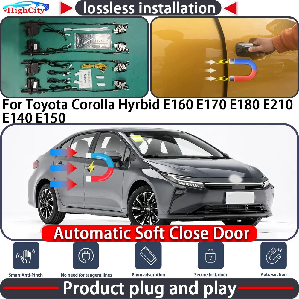 

Closing Door Lock Actuator for Toyota Corolla Hyrbid E160 E170 E180 E210 E140 E150 Soft Close Power Latch System Auto Pull Door