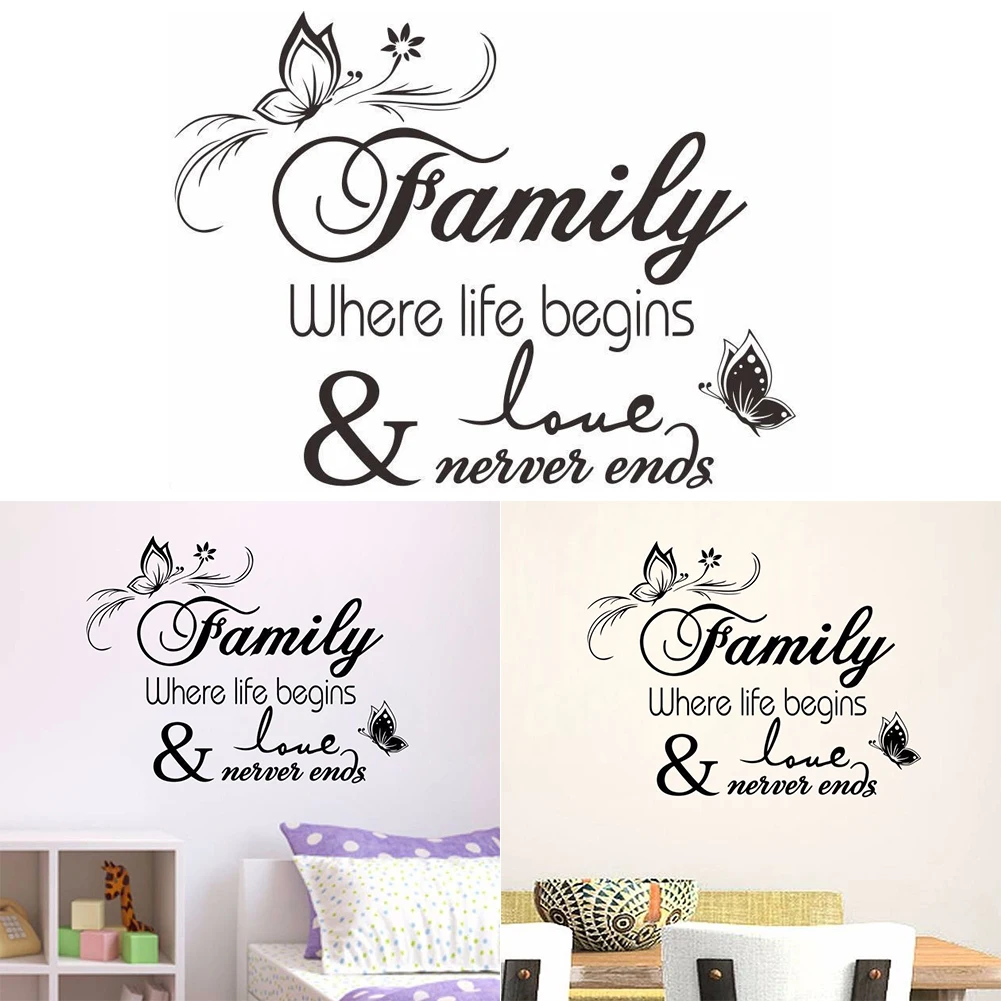 Decorative Stickers Wall Decals 58*33CM Black Elegant Room Good Viscidity Water Resistant Park Garden High Quality