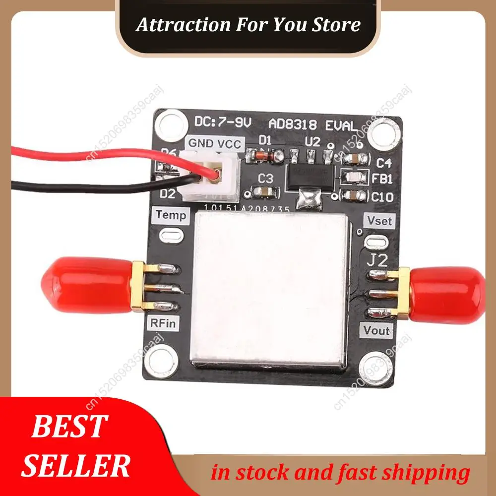 Hot Selling AD8318 Logarithmic Detector Mondule Amplifier 1M-8Ghz 70DB Dynamic ALC AGC Control, Logarithmic Detector Mondule