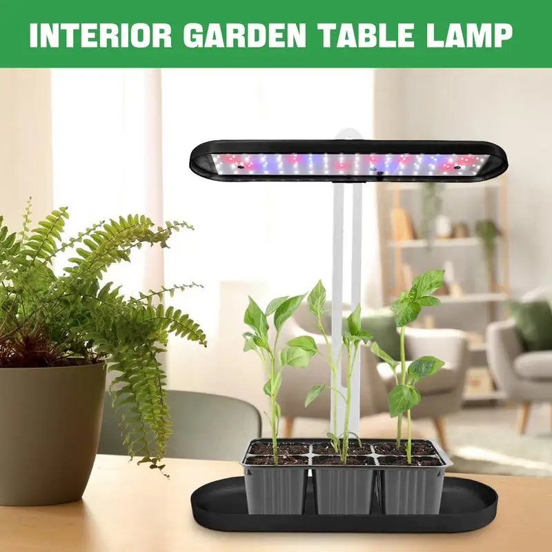 Plant Lights For Indoor Growing Full Spectrum LED Houseplant Growing Lamp Automatically Adjustable Growing Light For Balcony