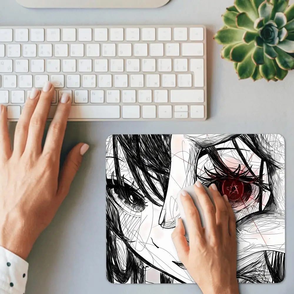 Red Eye Glass Mousepad Sora Game Mouse Pad Customized Smooth Gaming Desk Mat Fps Esports Office Gaming