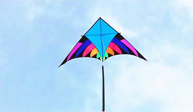 Rainbow Triangle Paraglider para crianças, Windsurf Kite, Volant Crianças, Flying Fliegen, Brinquedo Esportivo, Frete Grátis