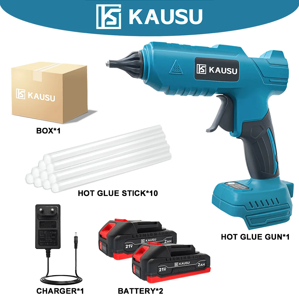 

Cordless Hot Melt Electric Glue Gun With 10pcs 11mm Glue Sticks Welding Gun Repair Power Tool For Makita 18V Battery